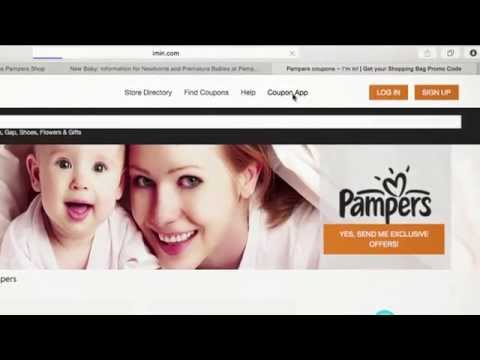 How to use Pampers Coupons at I’m in!