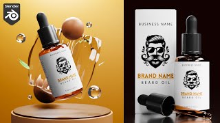 Blender 4.4 Product Visualization – Realistic Serum Bottle Modeling Tutorial