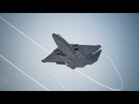 AC7 Destroying bombers and helos in a YF-23 - YouTube