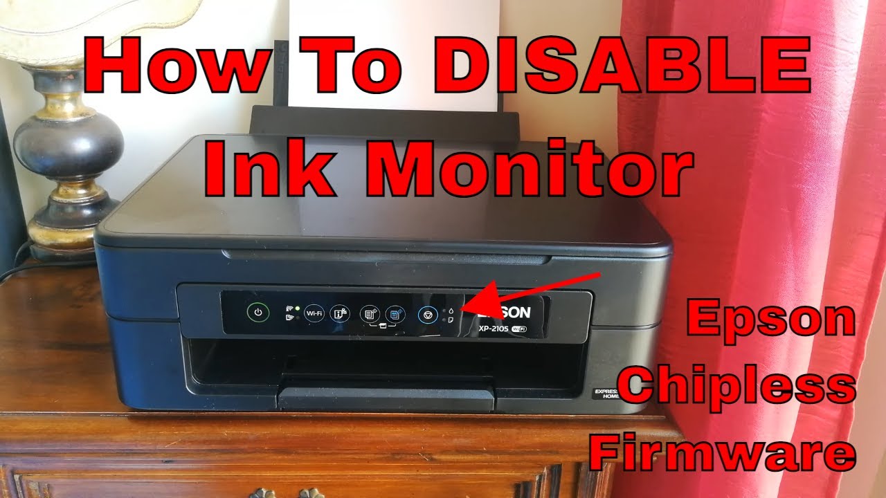 How To Disable Ink Monitor/Reset Cartridge Empty Message on Epson Printers  • Chipless Firmware