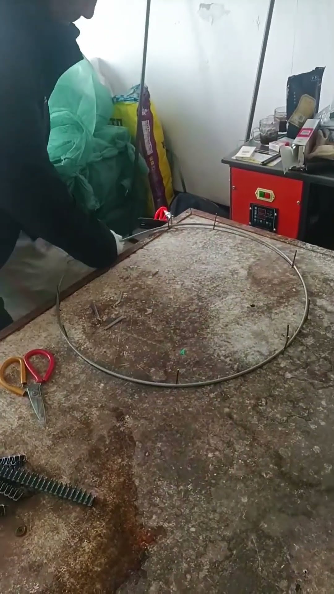 Bending process of rebar ring- Good tools and machinery make work easy
