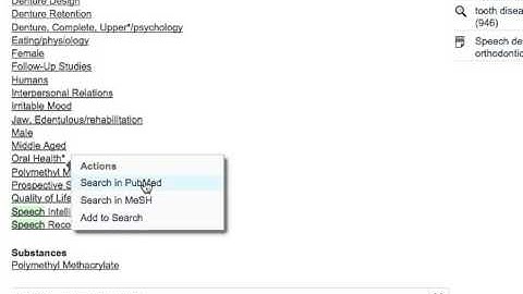 Using MeSH Terms in PubMed: For Experienced Searchers