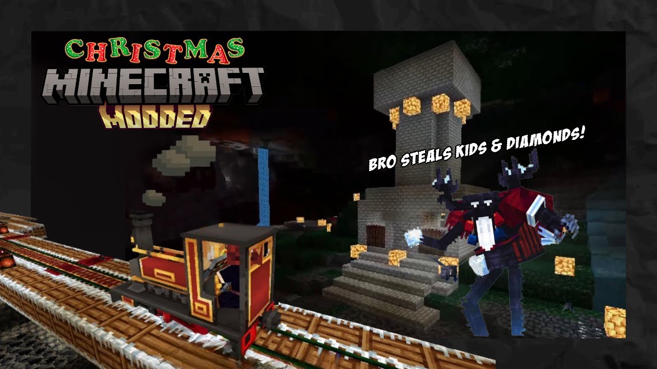 Mining in the Krampus’ Cave (The Christmas Minecraft Modded Special: Pigdrick’s Revenge! - Part 2)