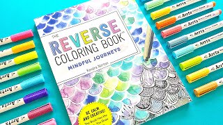 Testing a REVERSE COLORING BOOK #2