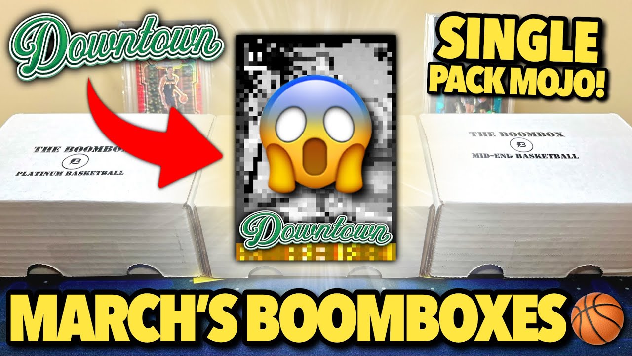 GOLD DOWNTOWN PULL FROM A SINGLE PACK! 😱🔥 March's Elite, Platinum, & Mid-End Basketball Boomboxes