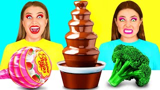Chocolate Fountain Fondue Challenge | Funny Moments by BaRaFun Challenge