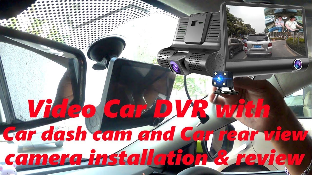 Hindi Video Car DVR with Car dash cam and Car rear view camera