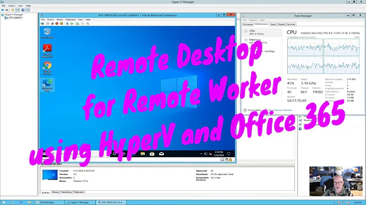 Remote Desktop for Remote Worker - using HyperV & Office 365