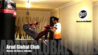 Punch Mitts Workout, Lapa Antremanı, Master Ali Reza & Gülsümarad Global Club, Eskişehir Kick Boks