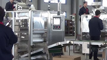 video of strip packing and cartoning machine inline