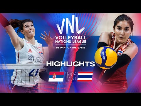 SRB 🇷🇸 vs. THA 🇹🇭 - Highlights | Week 1 | Women's VNL 2024