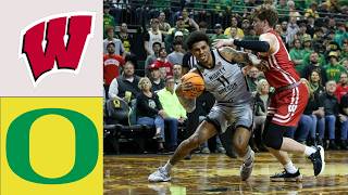 Wisconsin Badgers Vs Oregon Ducks Full Game Highlights Feb 25, 2026 Mens College Basketball