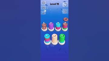 Sort Stack Levels 19 WalkThrough Solution | Fazie Gamer