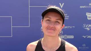 Jesika Malečková po výhře ve čtvrtfinále | Advantage Cars Prague Open 2024