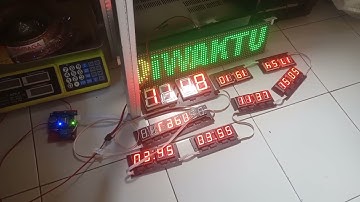 JWS JAM WAKTU SHOLAT 7SEGMENT + RUNNING TEXT