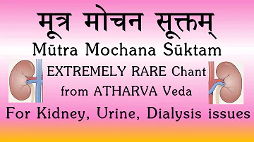 Mootra Mochana Suktam | RARE CHANT | Atharva Veda | Treating Kidney & Urinary Issues | Sri K Suresh
