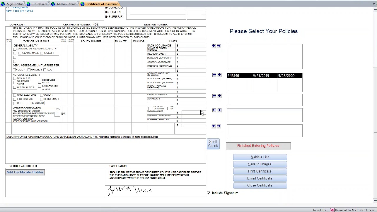 Certificate of Insurance Spell Check YouTube