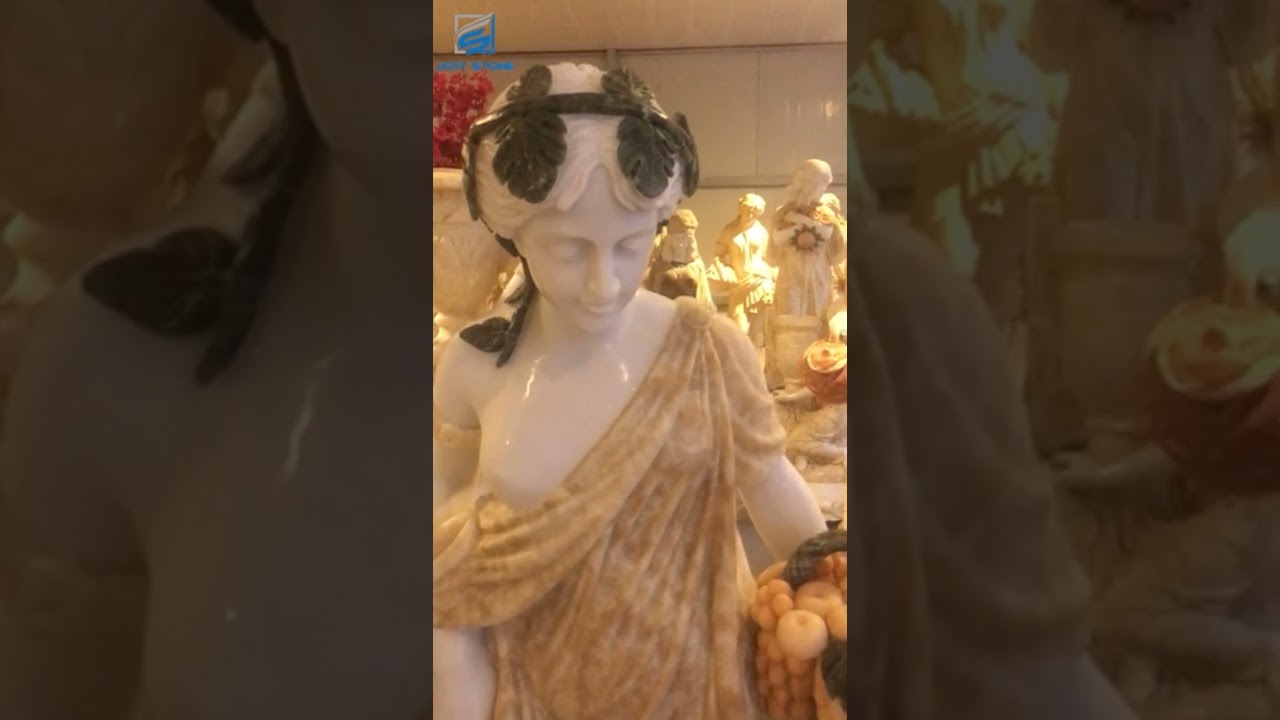 Factory Wholesale Natural Stone Marble Onyx Figure Statues