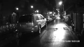 【GOMINI】HD80 內插卡式警用密錄器,夜間戶外道路實測。