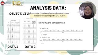 Assignment SMS3033 - Group A || Group 7 - UPSI Student Exercise Weekly Routine