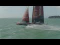 Spend 2 minutes in AWE with #AmericasCup Emirates Team News Zealand AC75 Te Aihe