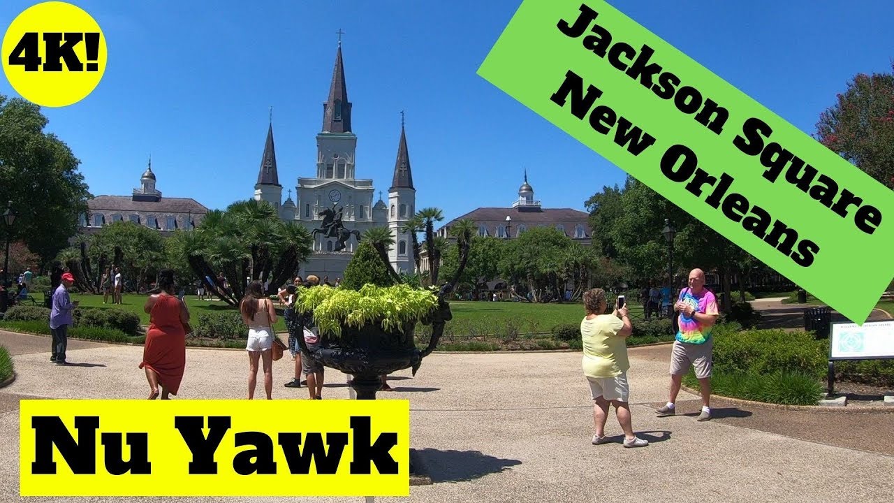 New Orleans video tour Jackson Square
