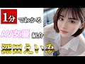 【A〇女優】1分でわかる深田えいみ #Shorts