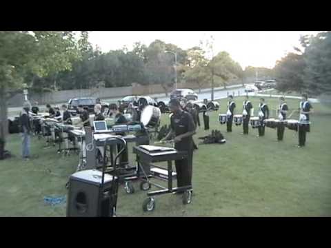 Omaha Burke High School Drumline and Front line Pr...