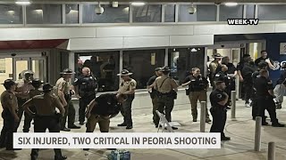 Six shot in Peoria overnight, two critically injured