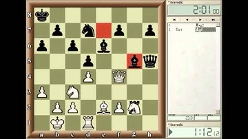 Acerook teaching Chess Tactics: Discovery Attack & Check, and Double Checks