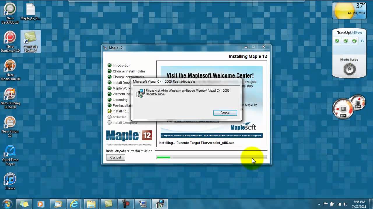 Tutorial para Instalar Maple 12 - YouTube