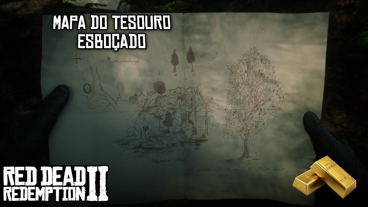 Steam 社群 :: 影片 :: RED DEAD REDEMPTION 2 - MAPA DO TESOURO ESBOÇADO