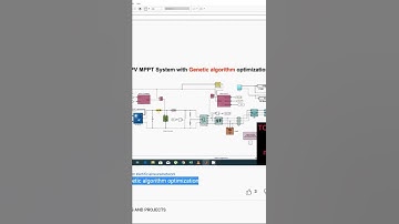 PV MPPT System with Genetic algorithm optimization