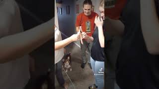 Wishbone pulling competition. Who will get the wish? #wishbone