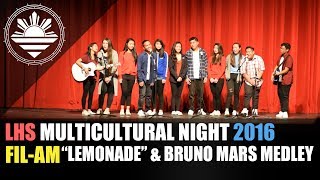 Multicultural Night 2016: Song Group - Lemonade & Bruno Mars Medley