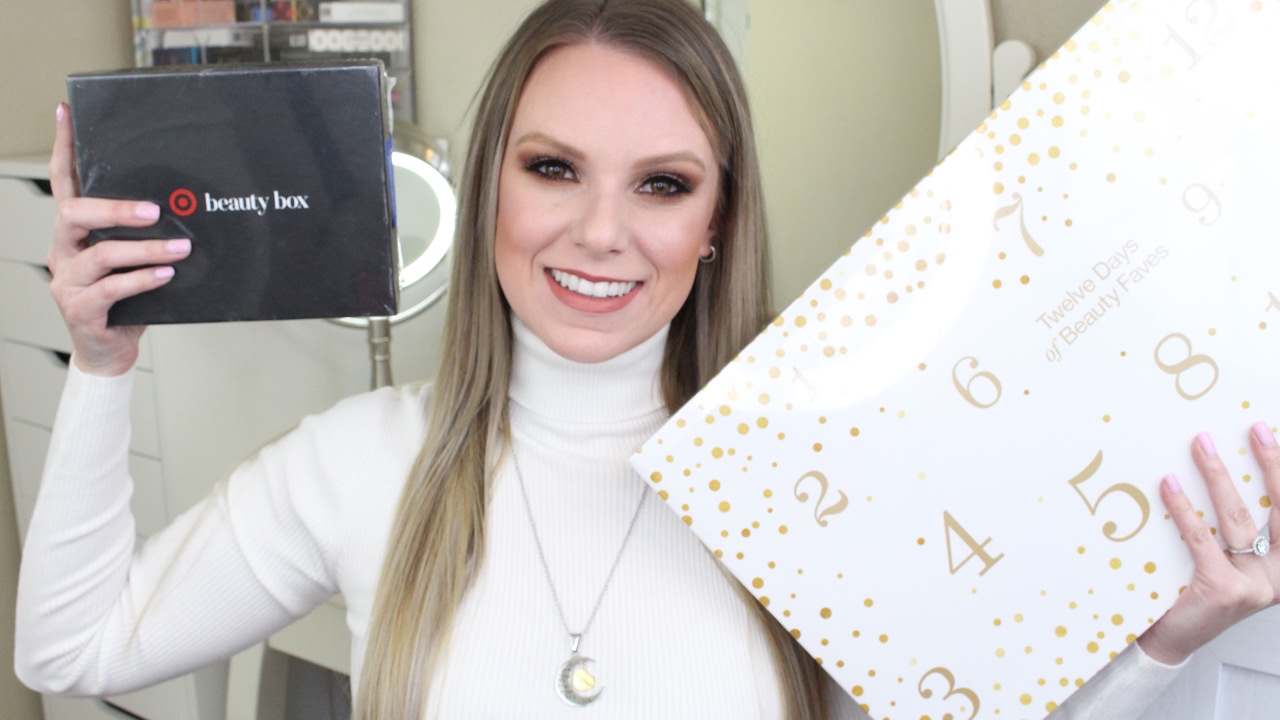 Target Beauty Box Advent Calendar Unboxing January 2017 YouTube
