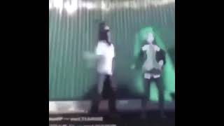 Guy Dancing With Anime Girl (Miku) Meme Template
