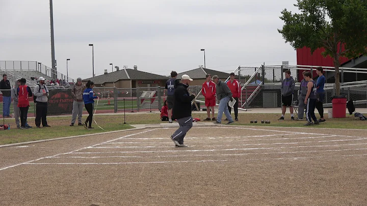 Landon Hancock Winning Shot Put