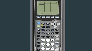 How to make and clear a list in aTi 84