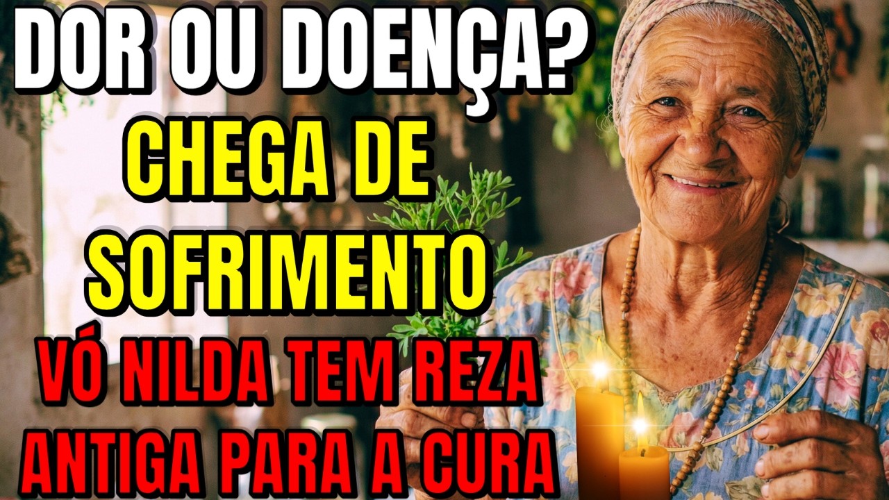Benzimento da Vó Nilda para Cura ESPIRITUAL de Doenças | Reza Poderosa que Traz Saúde Plena.