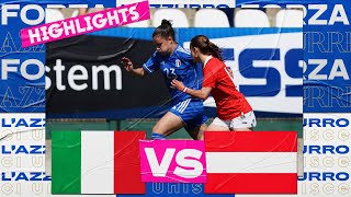 Highlights: Italia-Austria 1-2 | Under 19 Femminile | Qualificazioni Europeo 2023