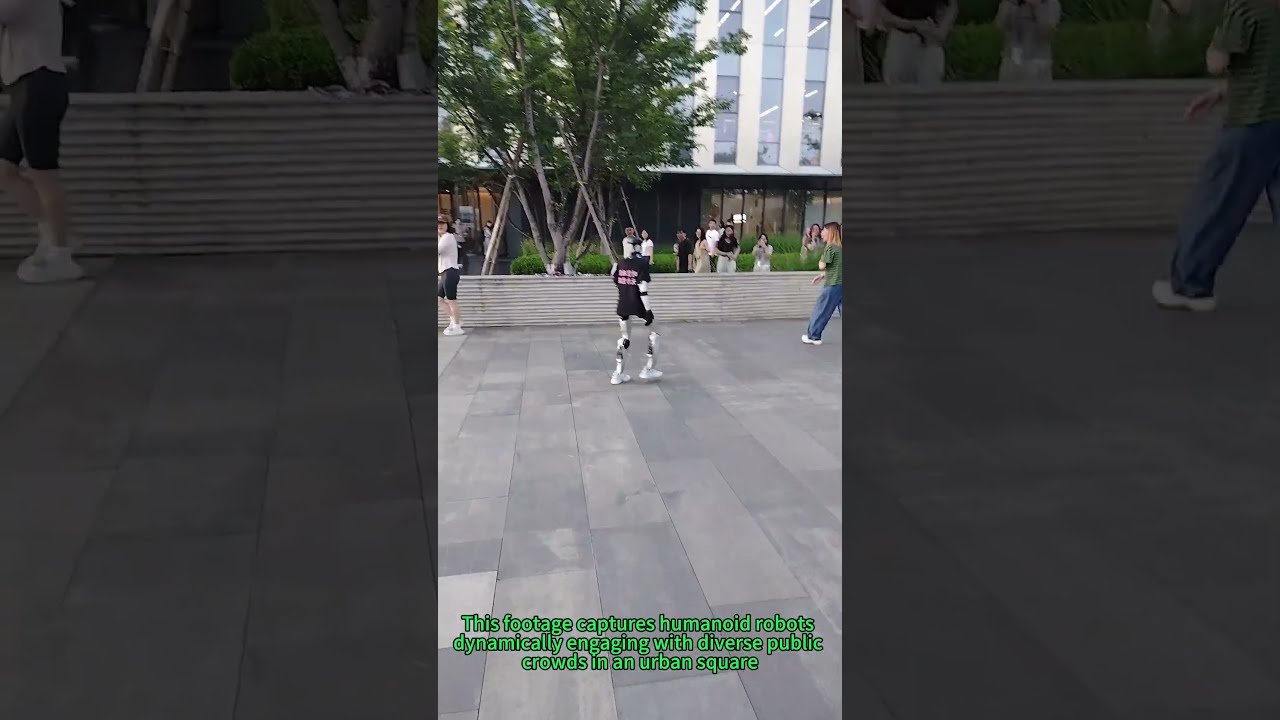 Humanoids In Action Crowd Delight At City Square 