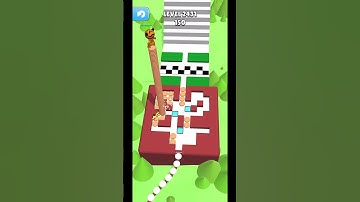 Gameplay top mobile games Relaxing n satisfying game iOS/ANDROID Stacky Dash  #shorts Level 2431