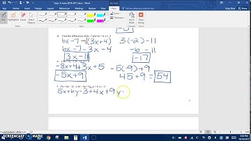 3.1 Generating Equivalent Expressions