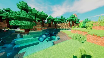 Minecraft Path Tracing Global Illumination (Raytracing) Demonstration