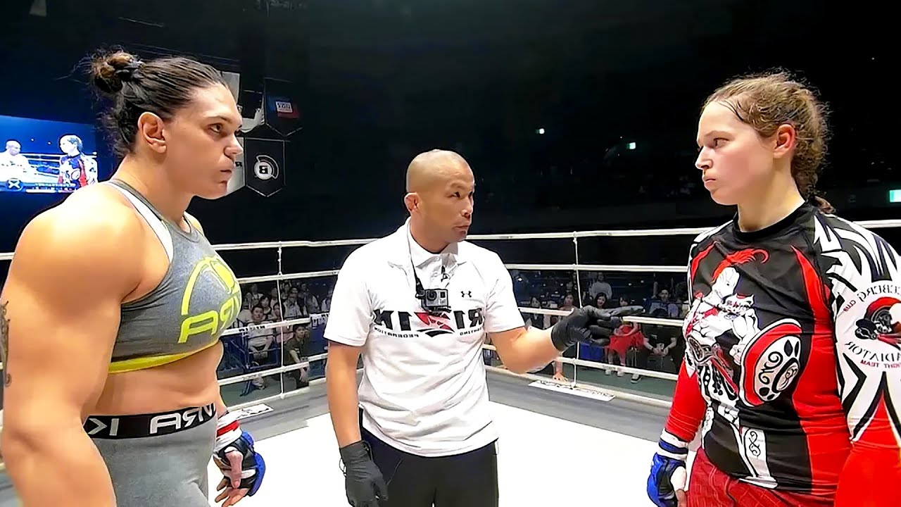⁣Gabi Garcia (Brazil) Gets Dominated by The Muscle Bound Anna Malyukova (Russia) | MMA Battle!