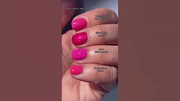 Pink OPI Nail Polish Comparison 