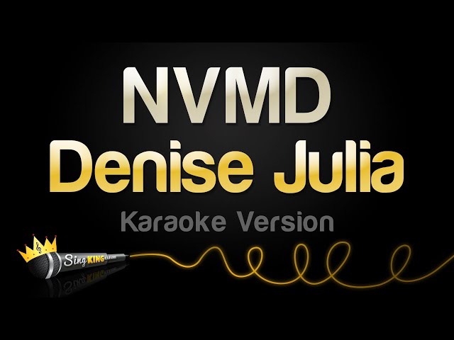 Denise Julia - NVMD (Karaoke Version) class=