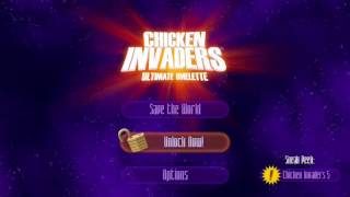 Ban ga vu tru 5. Chicken invaders 5. Buc tuc vi mo khoa level. screenshot 5