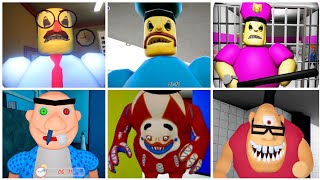 Caught By Obbys Enemy Obby Prison Escape Obby School Breakout Barrys Wife Obby Detention
